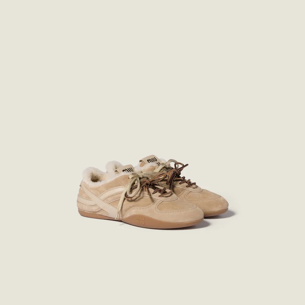 Miu Miu Gymnasium Lace-Up Sneakers