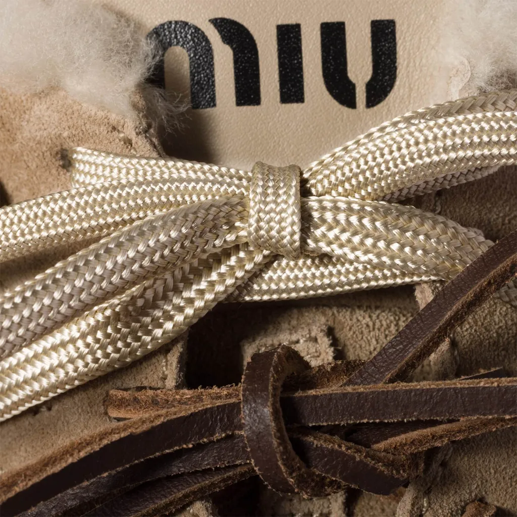 Miu Miu Gymnasium Lace-Up Sneakers
