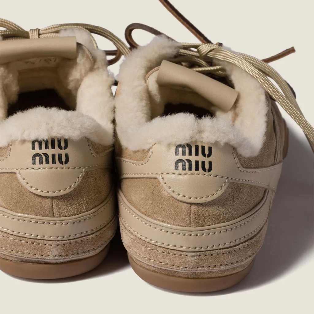 Miu Miu Gymnasium Lace-Up Sneakers