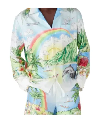 Aloha Long Sleeve Silk Shirt