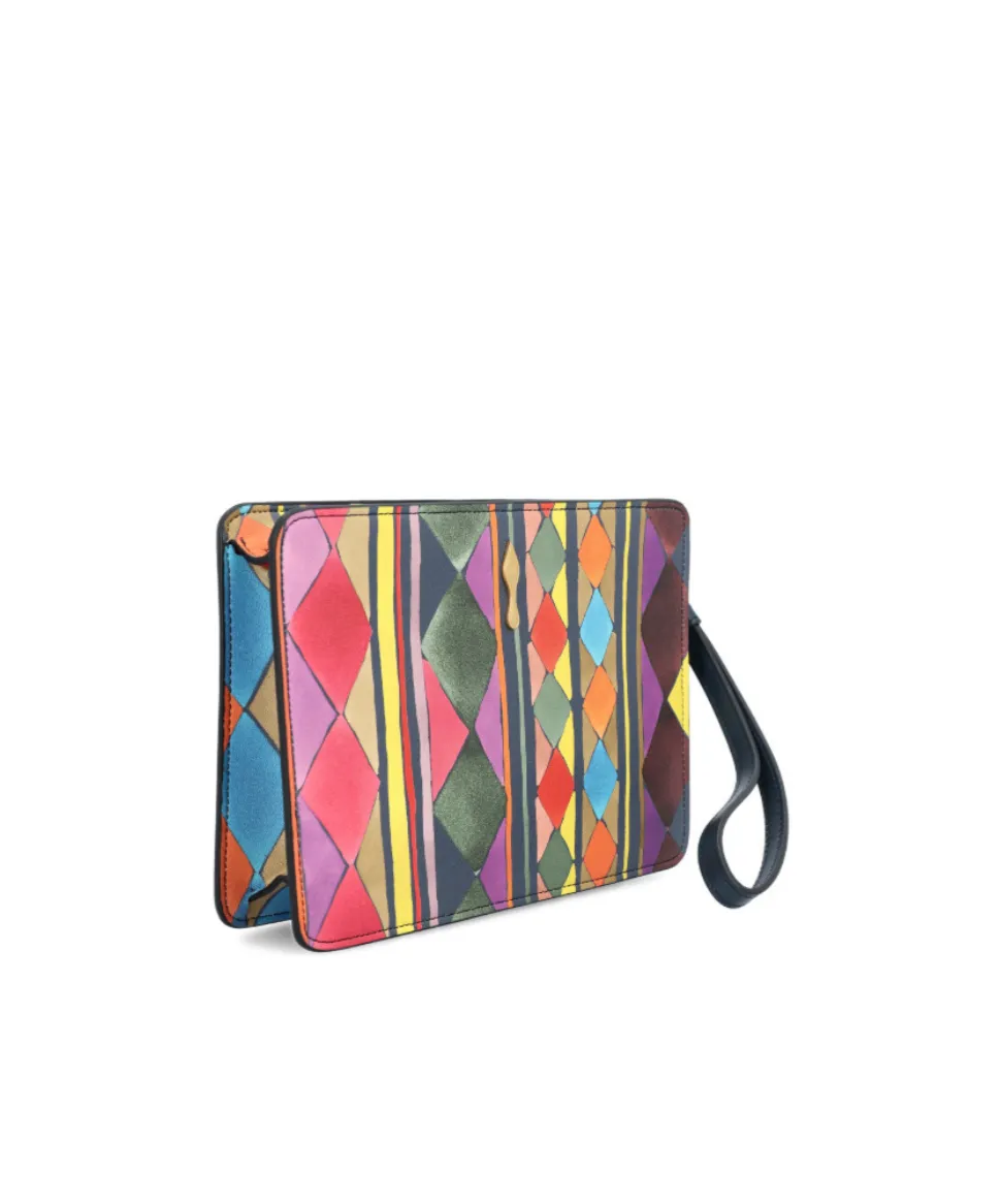 Christian Louboutin Pattern-Printed Clutch Bag