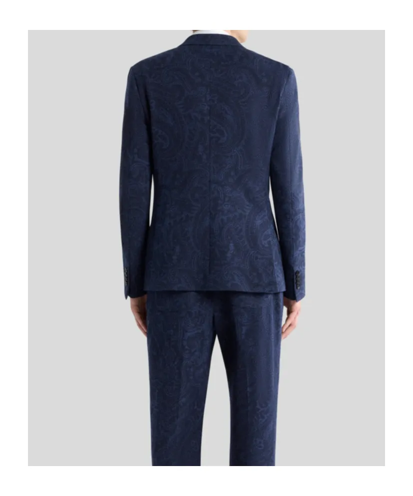Etro Paisley-Printed Single-Breasted Blazer