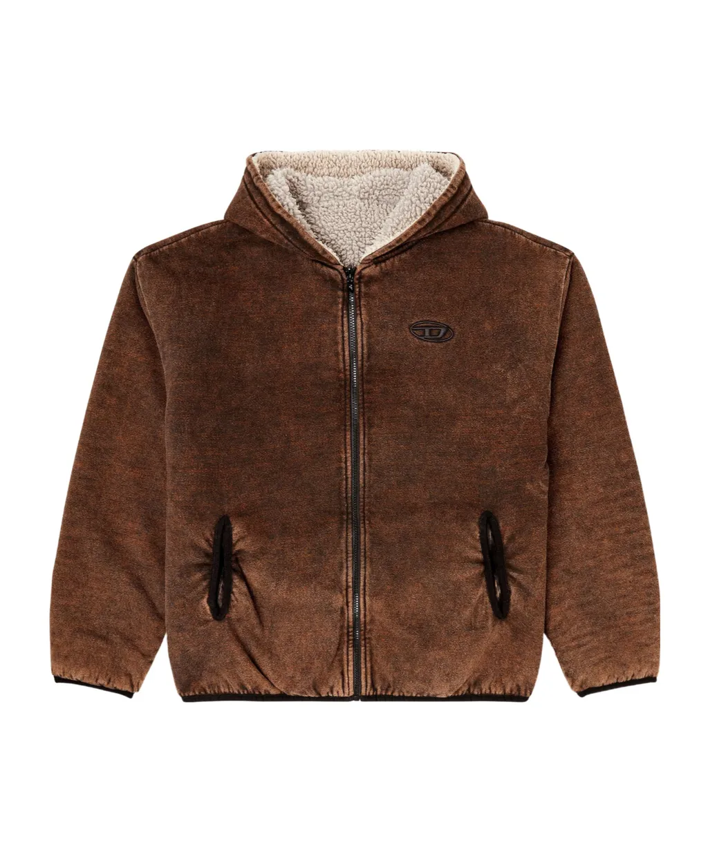 S-Bryan Embroidered-Logo Reversible Jacket