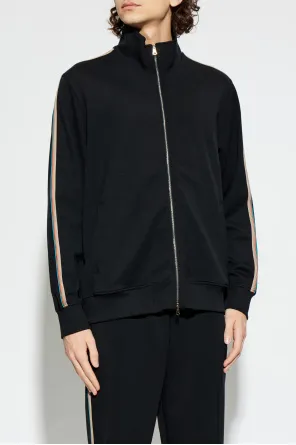 Paul Smith Stand Up Collar Zipped Sweatshirt