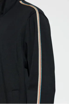 Paul Smith Stand Up Collar Zipped Sweatshirt