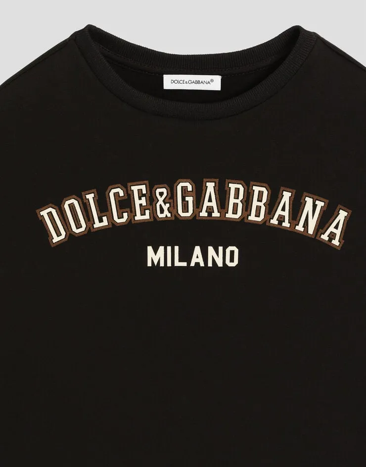 Dolce & Gabbana Kids Logo Printed Dress
