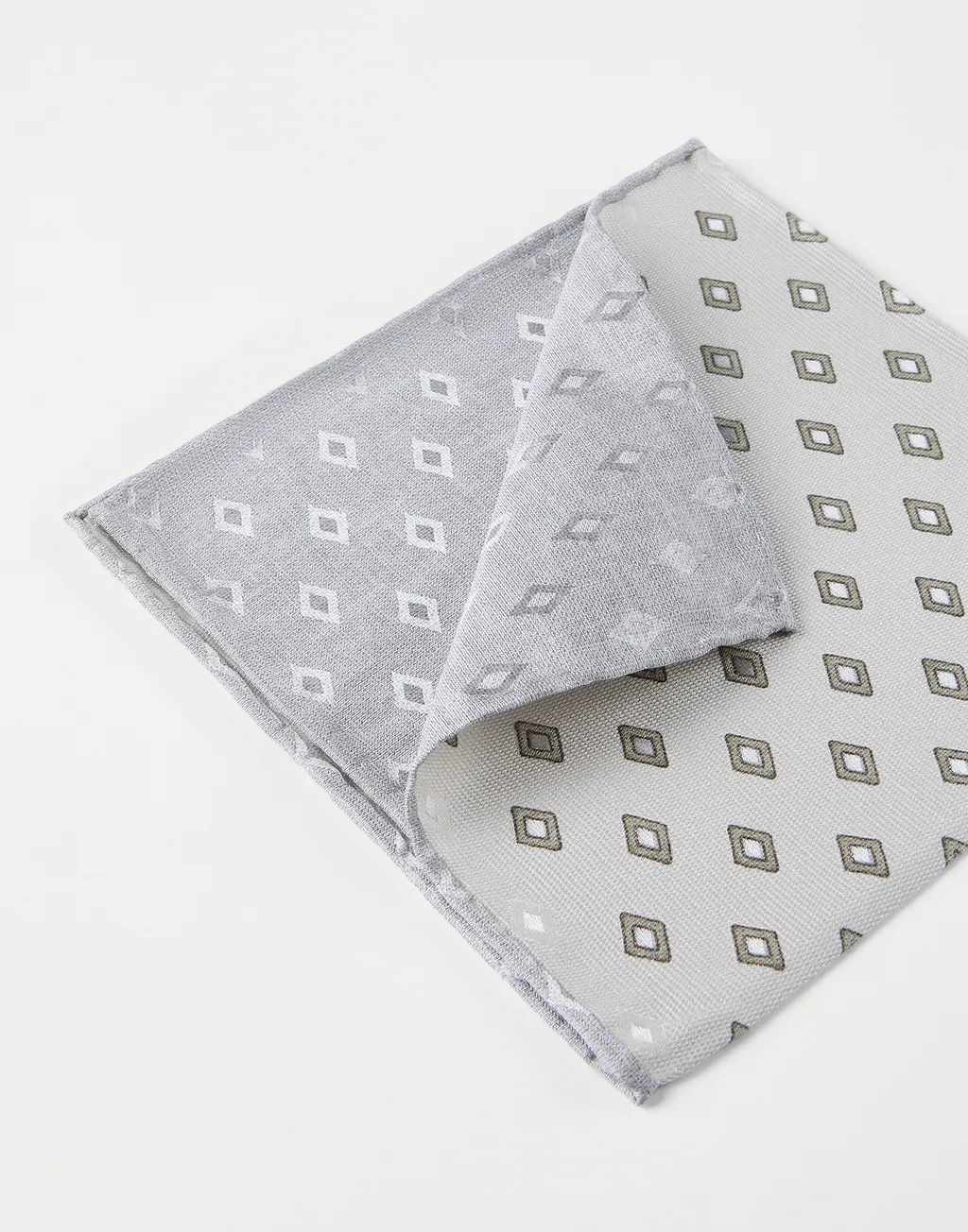 Diamond Silk Pocket Square Scarf