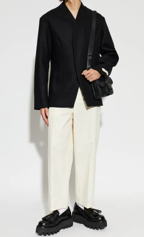 Jacquemus Collarless Tailored Blazer