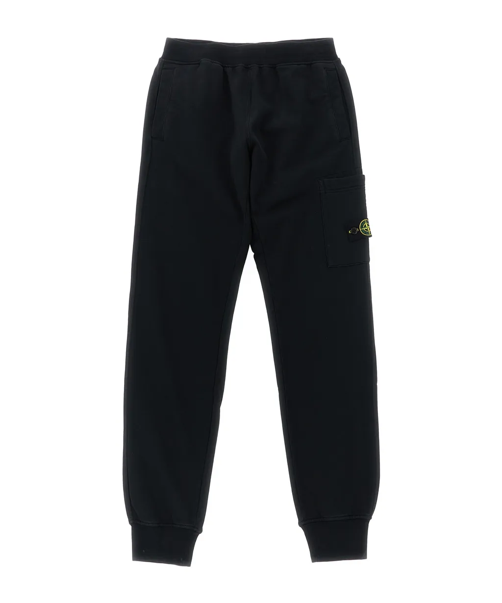 Stone Island Junior Logo Badge Sweatpants