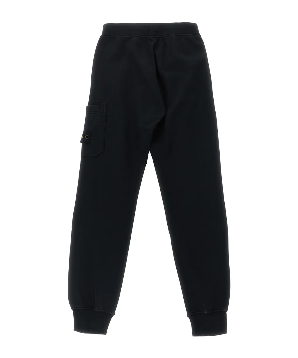 Stone Island Junior Logo Badge Sweatpants