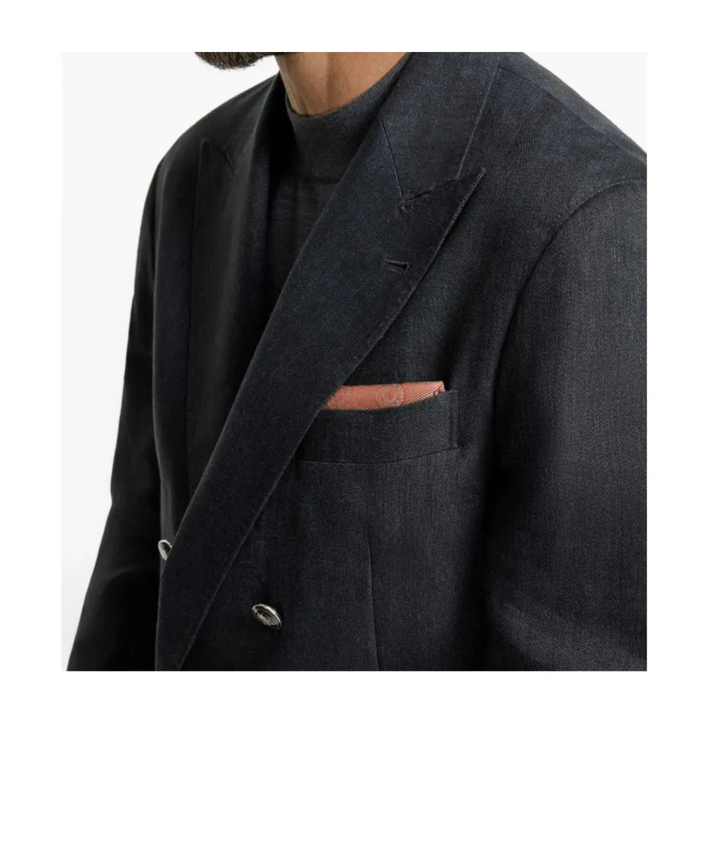 Medallion-Print Silk Pocket Square