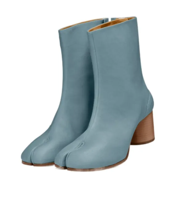 Tabi Split-Toe Cylindrical-Heel Boots