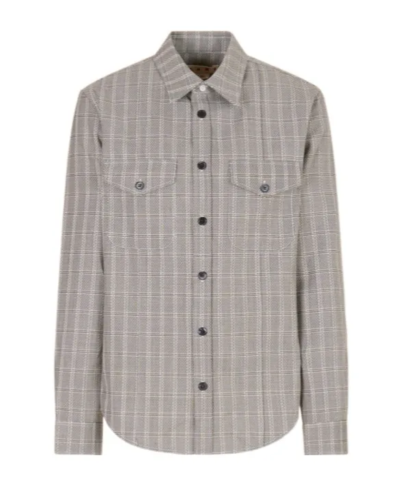Marni Tartan Check Long Sleeved Shirt
