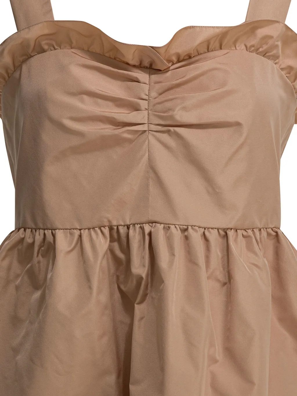 Chloé Ruched Bustier Balloon Dress
