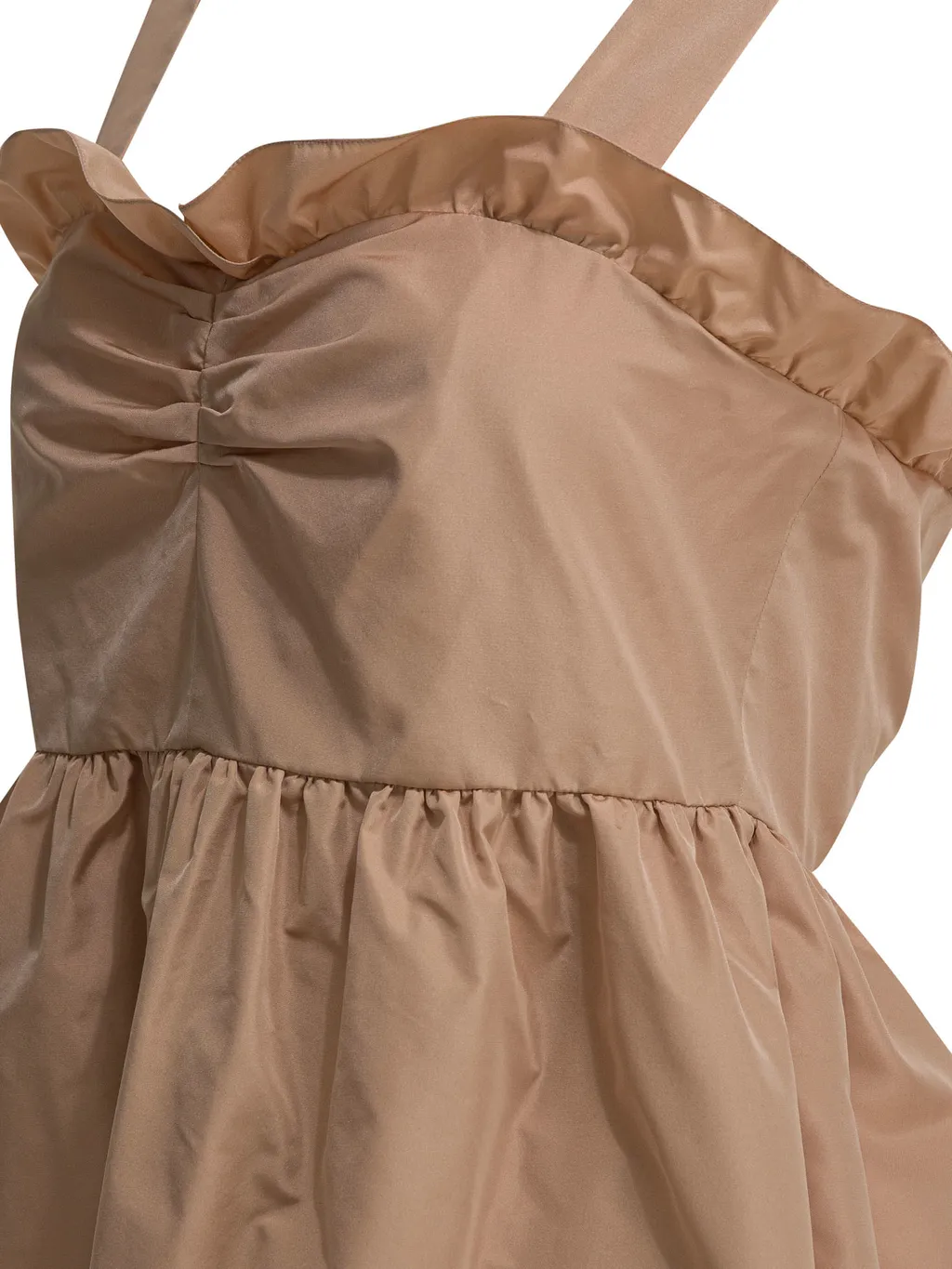 Chloé Ruched Bustier Balloon Dress