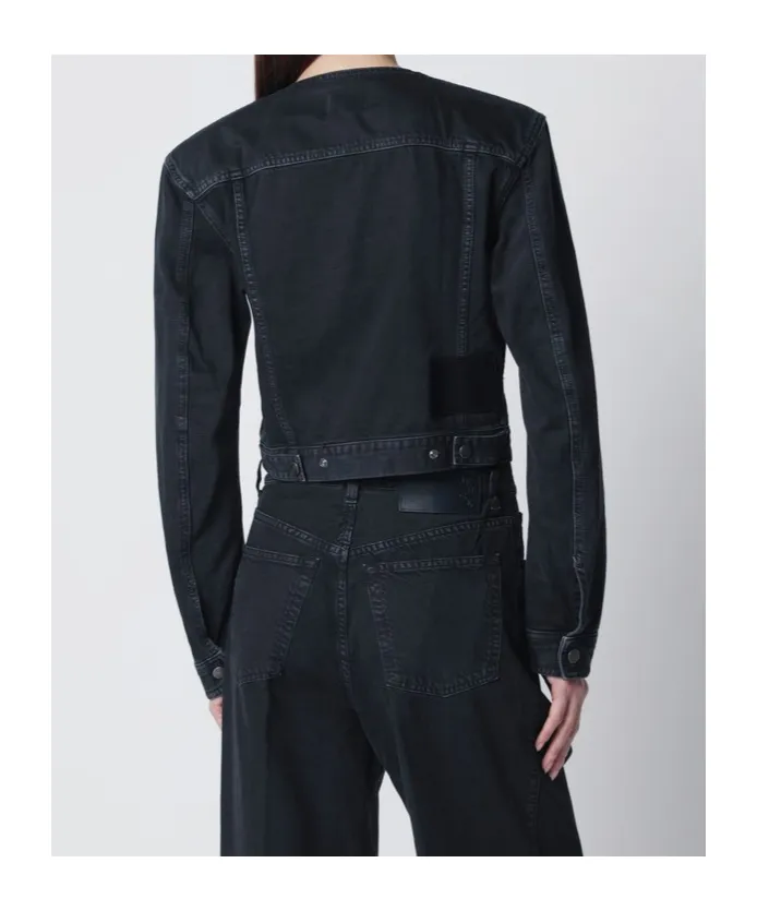 Buttoned Cropped Jacket