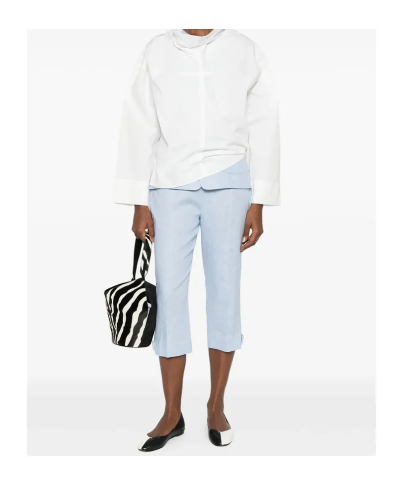 Umea Funnel-Neck Blouse