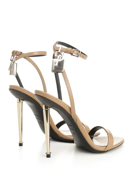 Tom Ford Padlock Pointy Naked Sandals