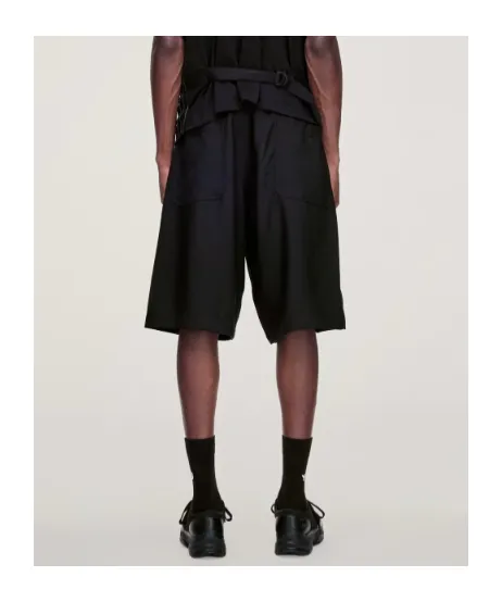 Y-3 Sport Uniform Pleated Shorts
