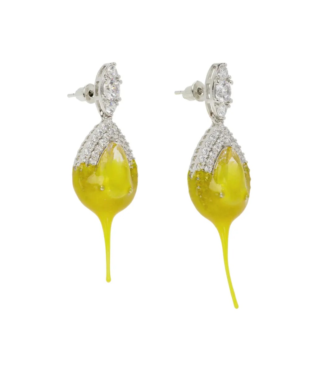 Dipped Diamond Earrings
