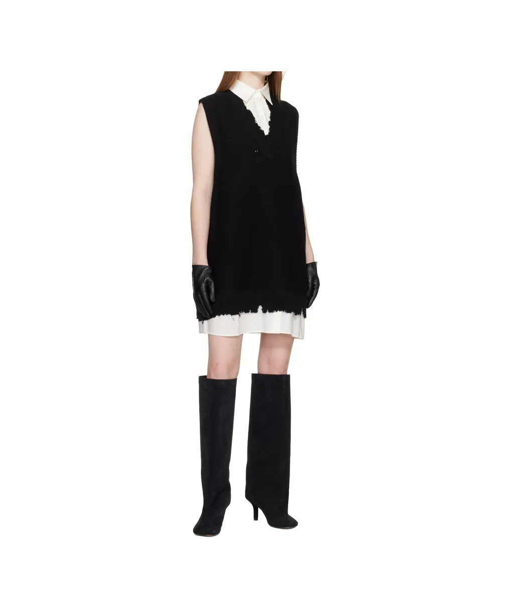 Suede High Boots