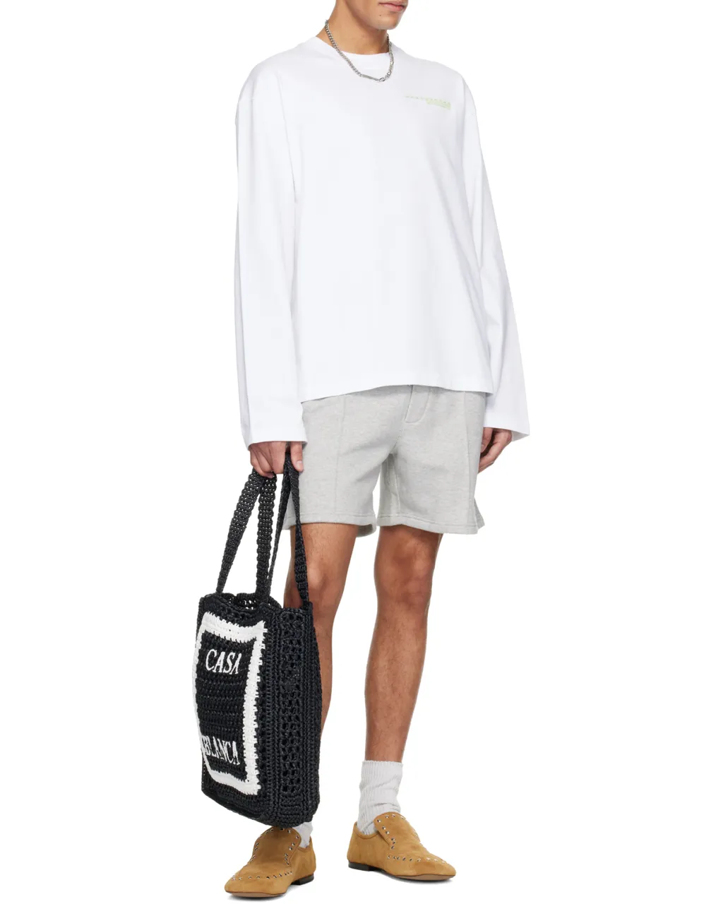 Drawstring Elastic Waist Shorts