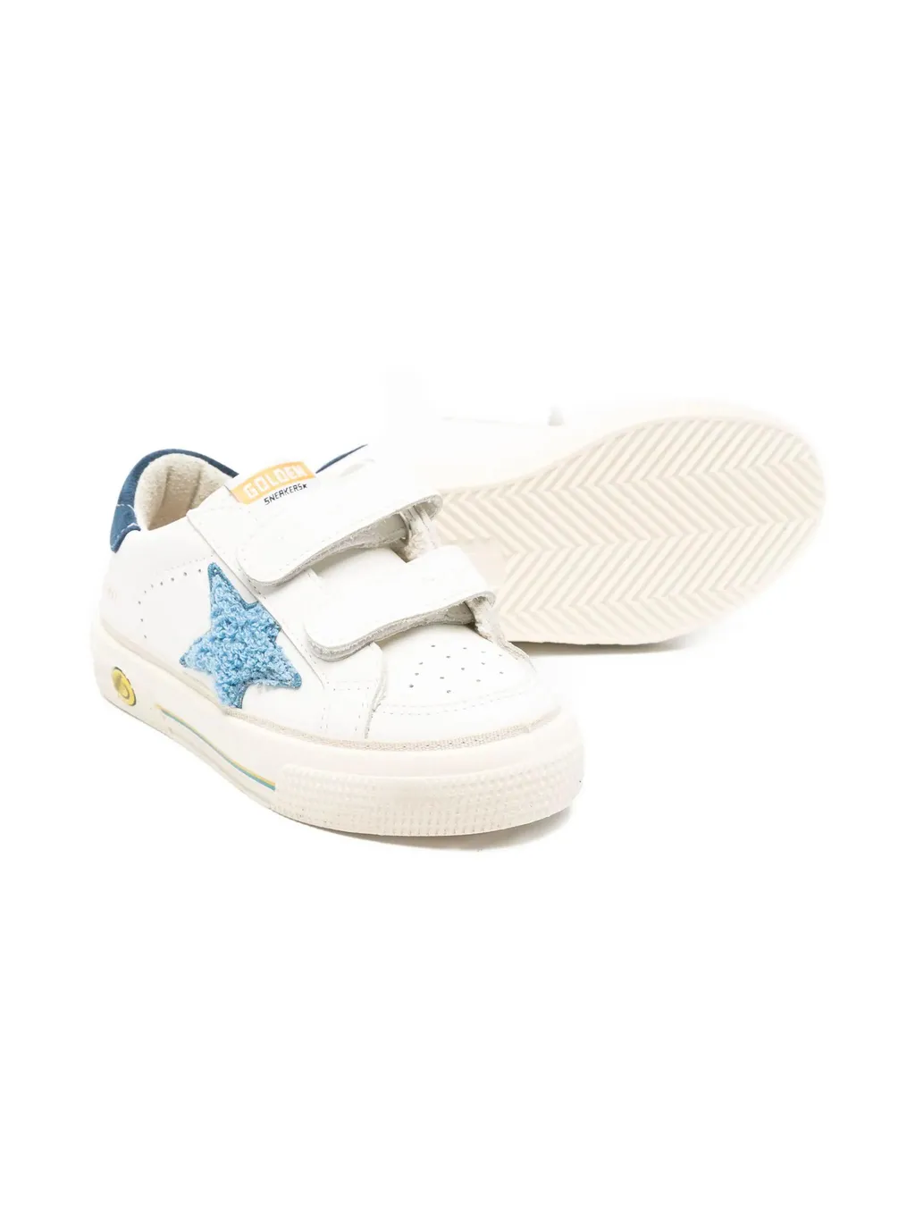 Star-Embellished Touch-Strap Sneakers