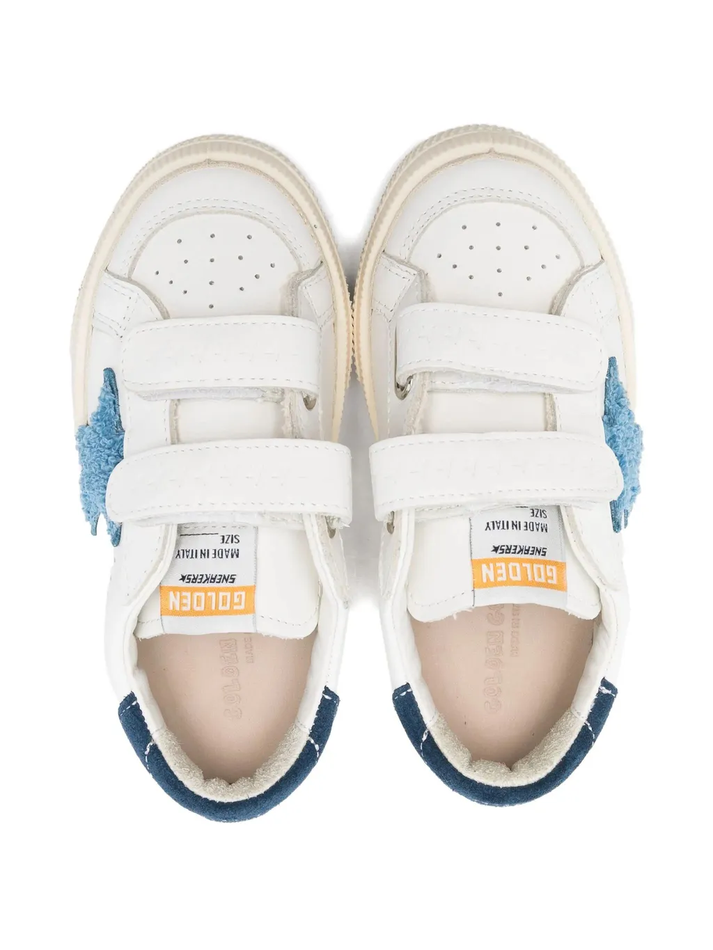 Star-Embellished Touch-Strap Sneakers