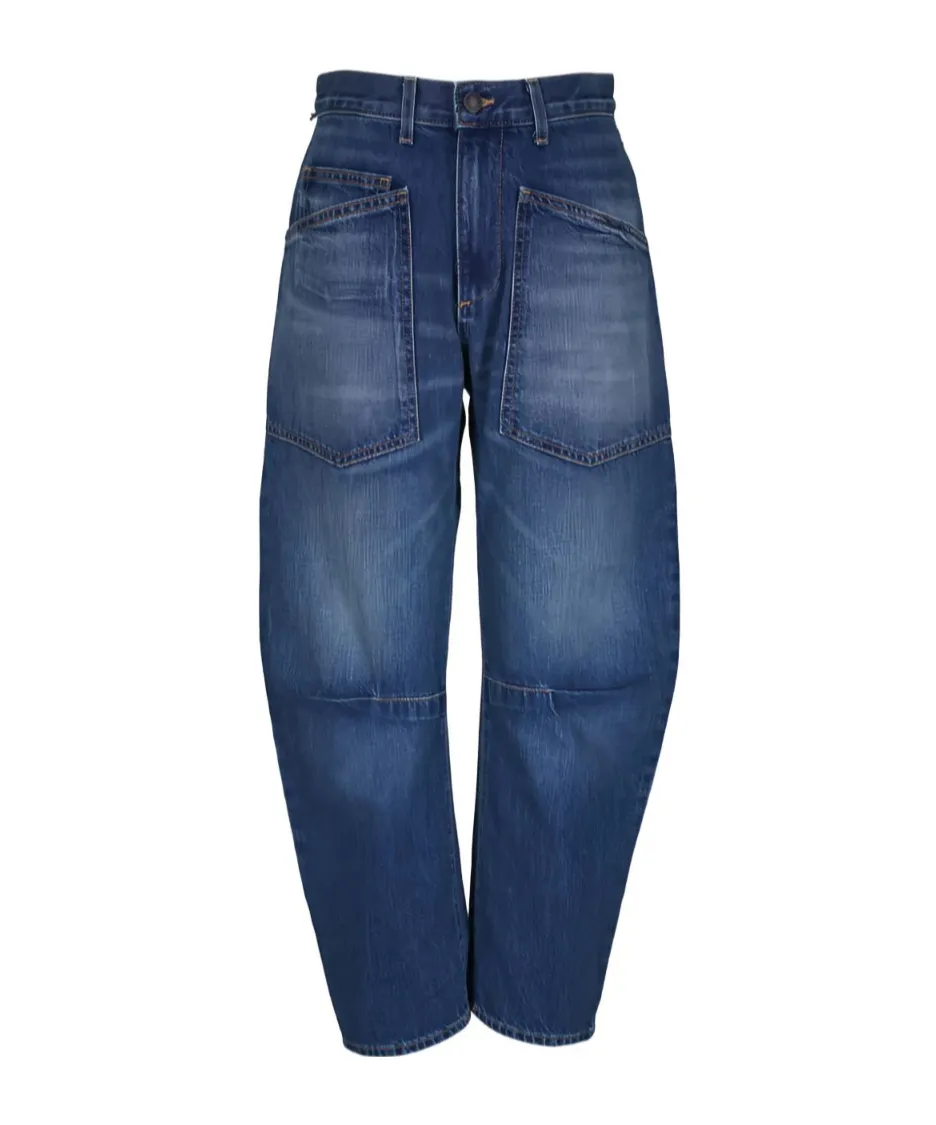 Shon Bedford Patch-Pocket Jeans