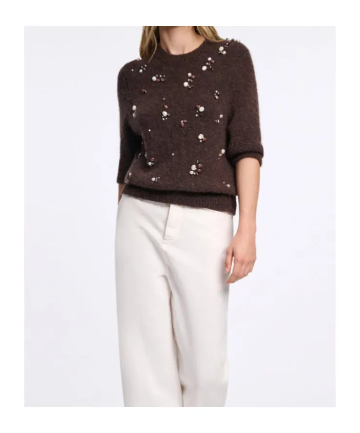 Embellished Sweater