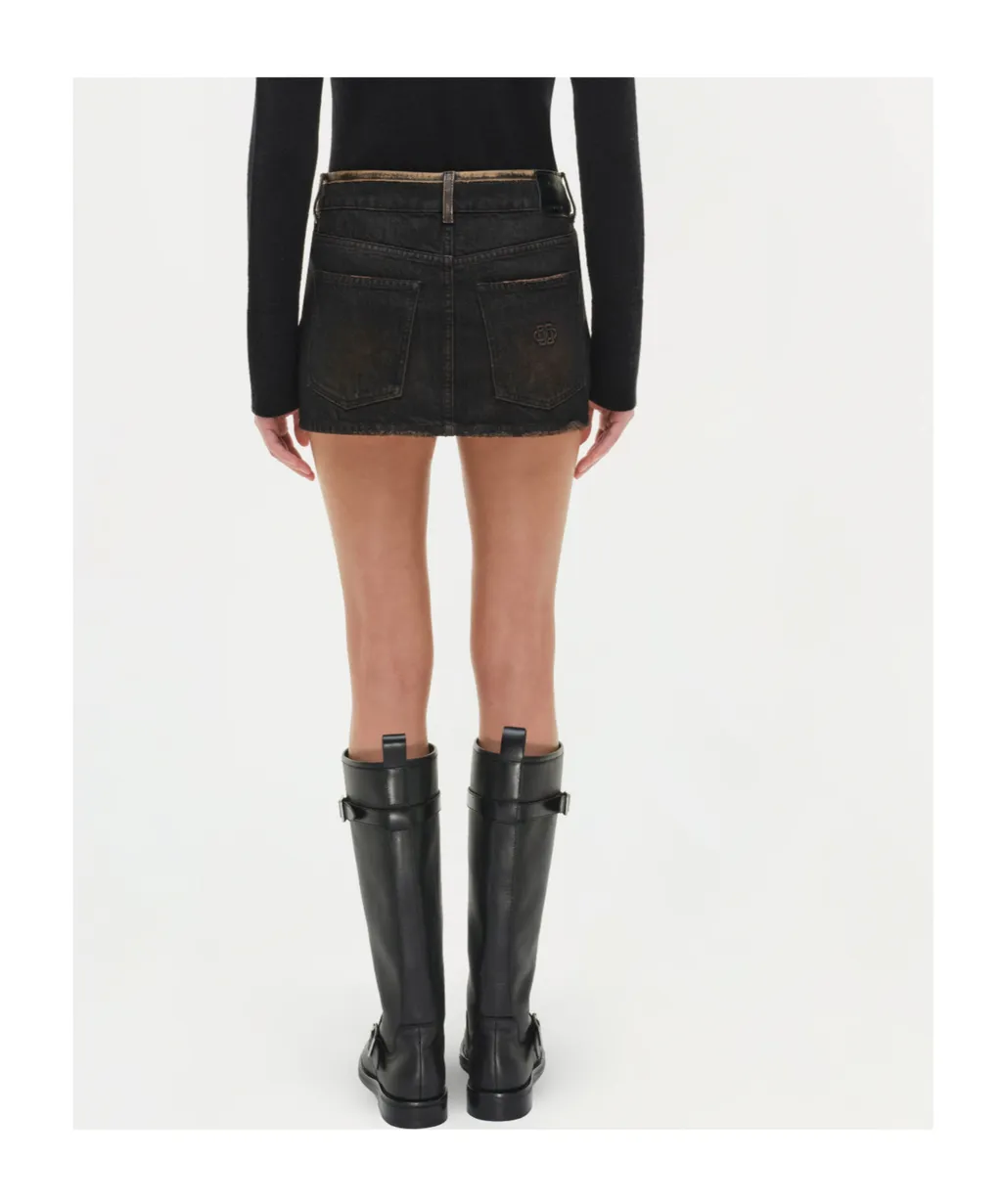 Sally Denim Mini Skirt