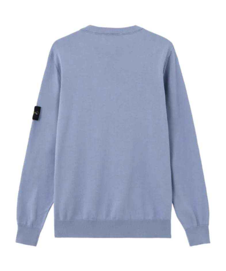 Stone Island Logo Detailed Crewneck Sweatshirt