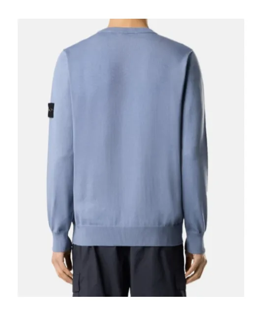 Stone Island Logo Detailed Crewneck Sweatshirt