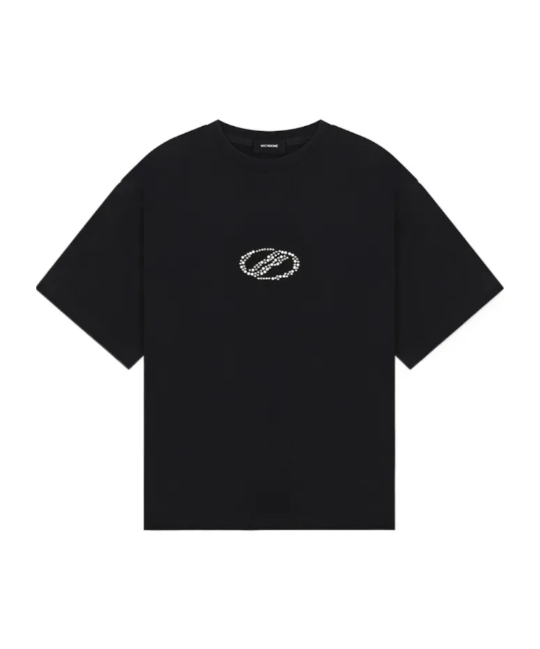 Rhinestone-Embellished T-Shirt