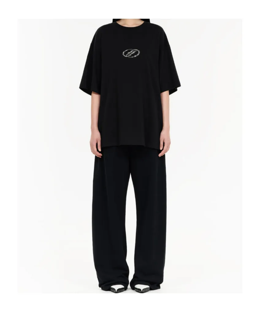 Rhinestone-Embellished T-Shirt