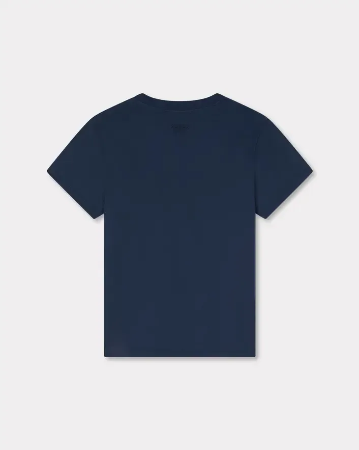 Embroidered T-Shirt In Cotton Boke Flower