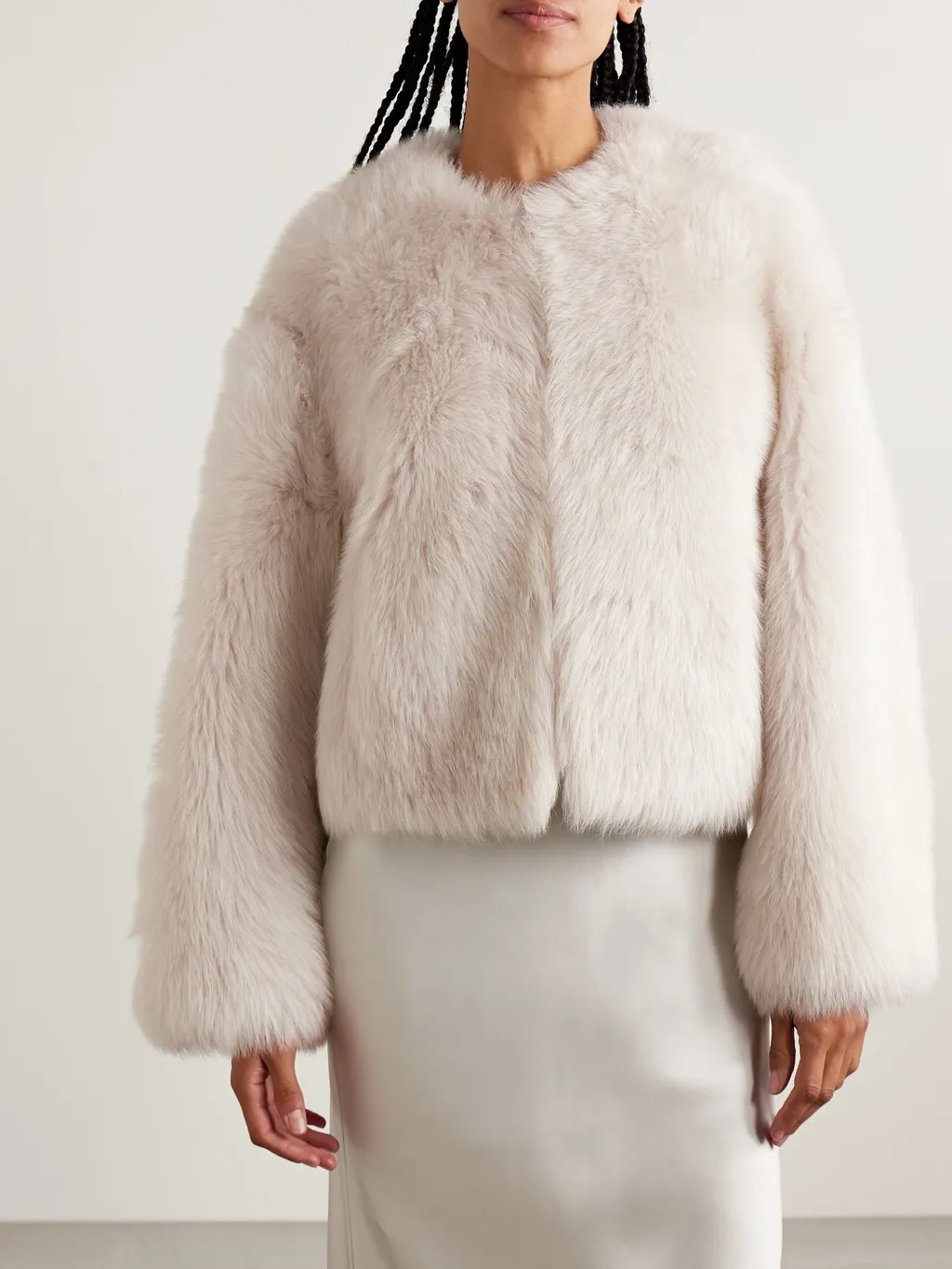 Elan Short Fur Coat