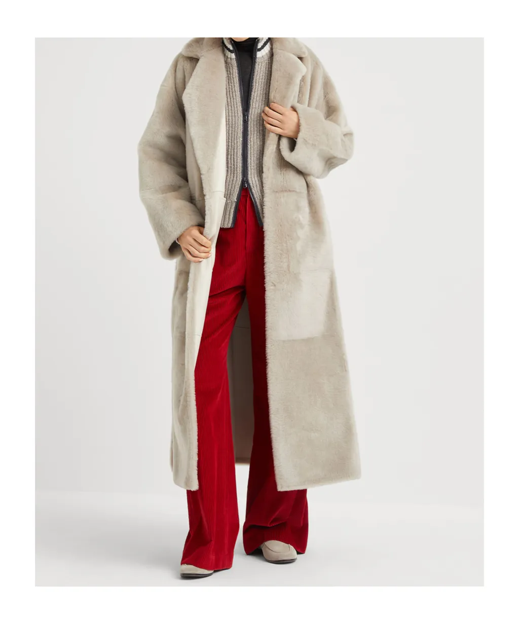 Corduroy Wide-Leg Trousers
