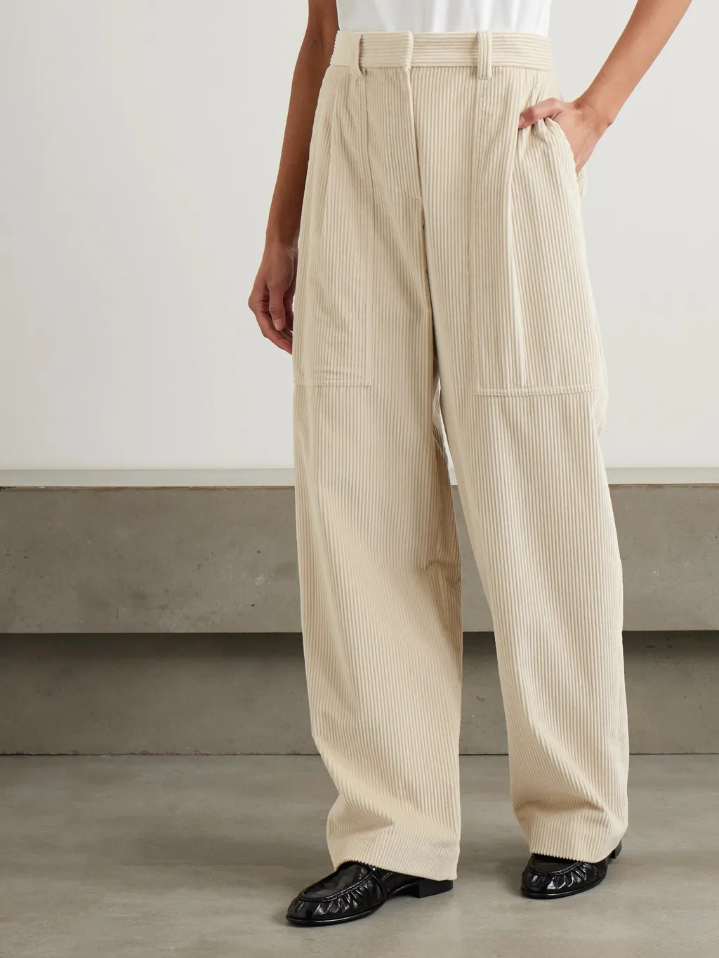 Belt-Loop Casual Pants