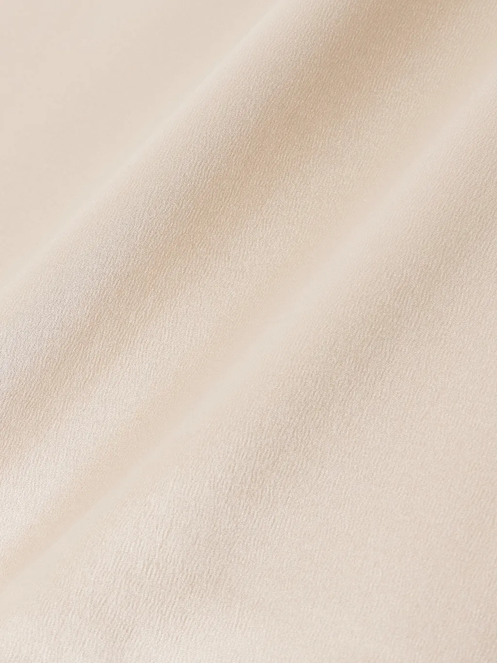Bead-Embellished Silk-Blend Satin Top