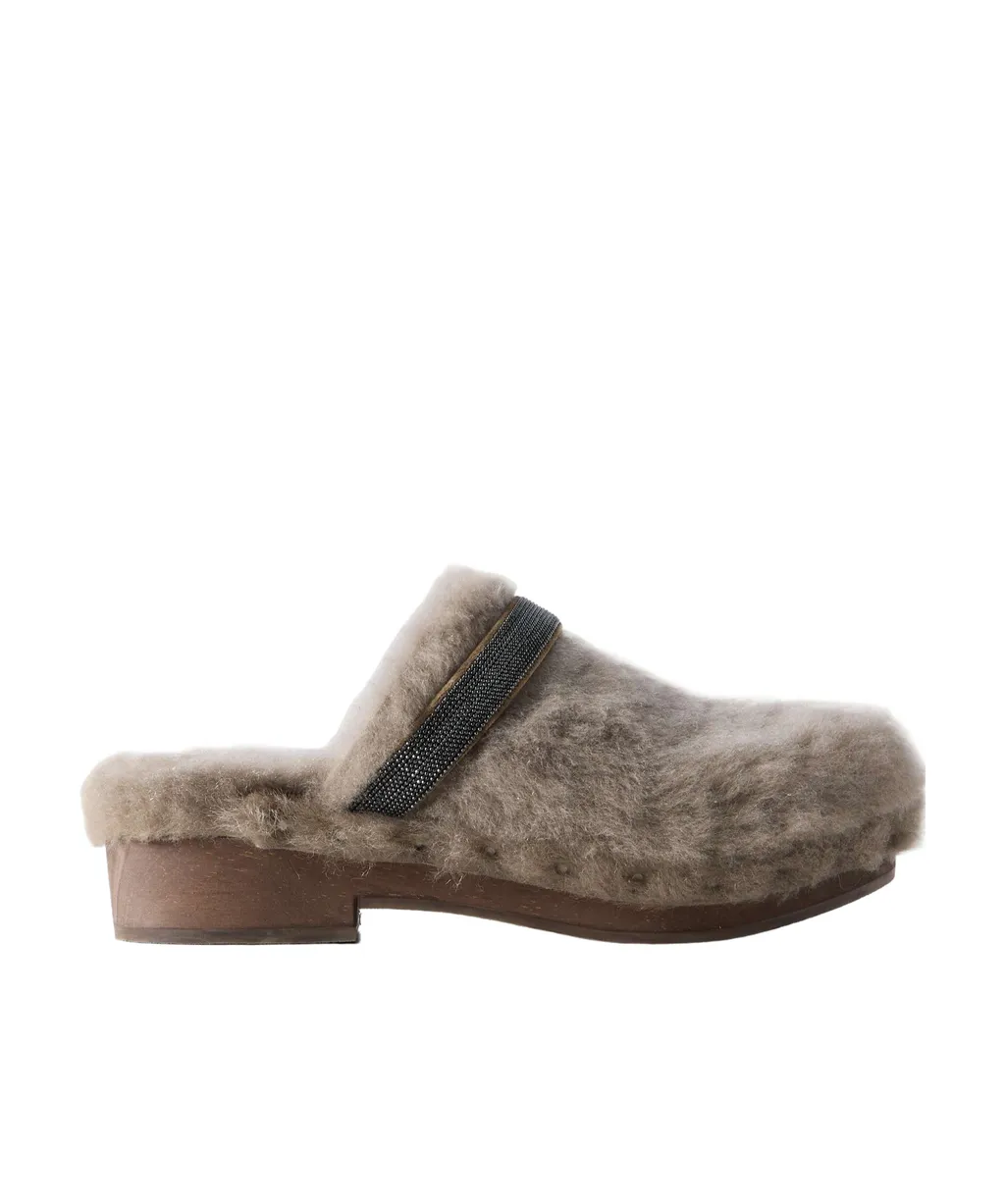 Beaded Muller Shoes