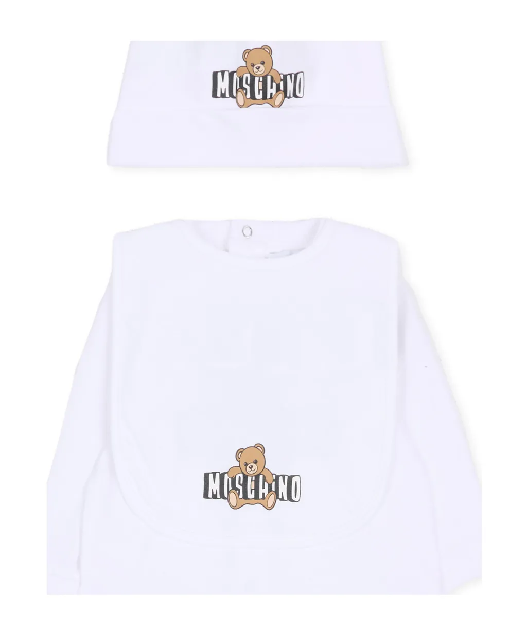 Moschino Kids Logo Printed Crewneck Tracksuit