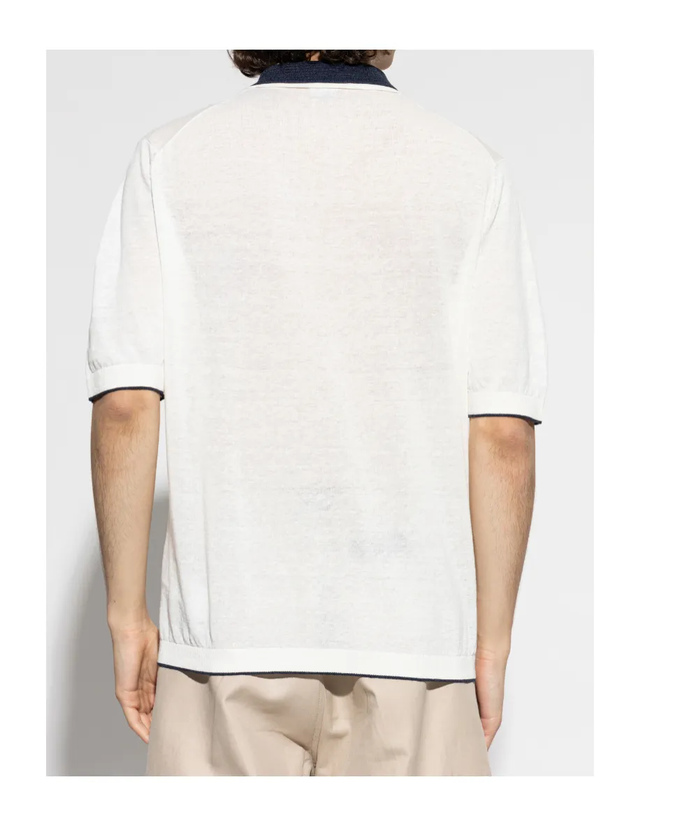 Eleventy Short-Sleeved Polo Shirt