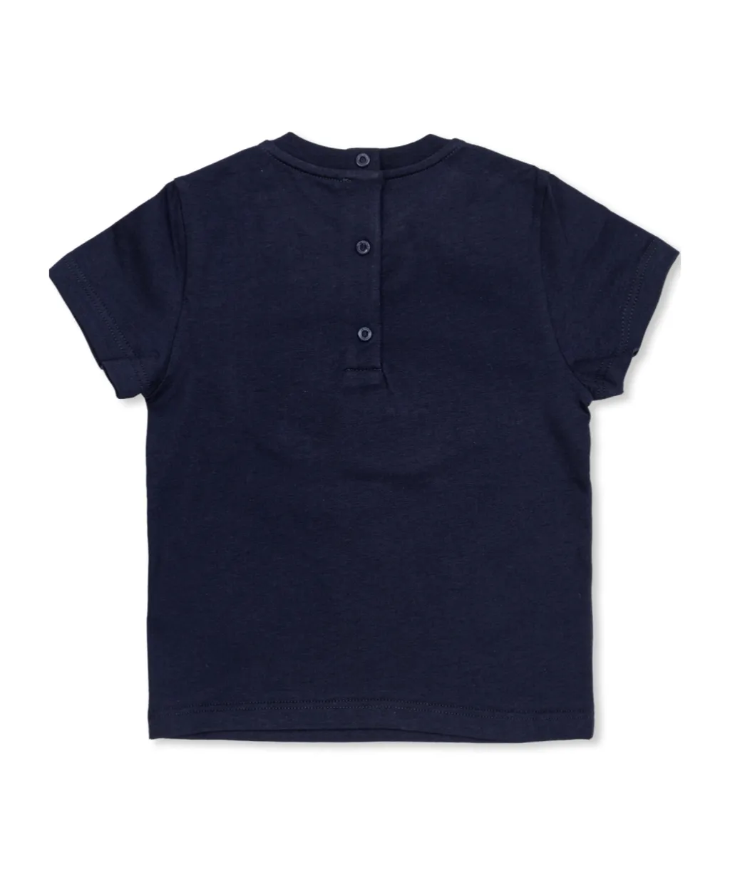 Fendi Kids Logo-Appliqué Crewneck T-Shirt