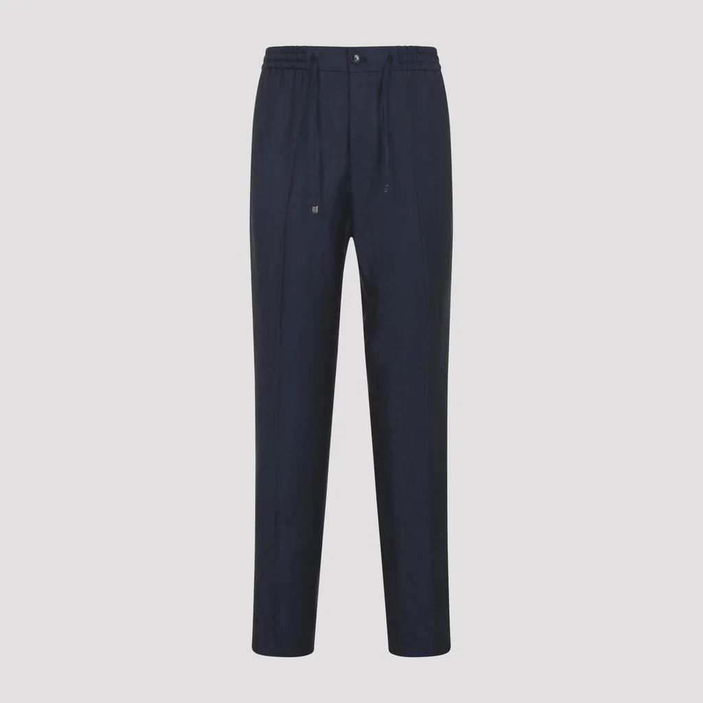 Etro Drawstring Tapered Leg Trousers