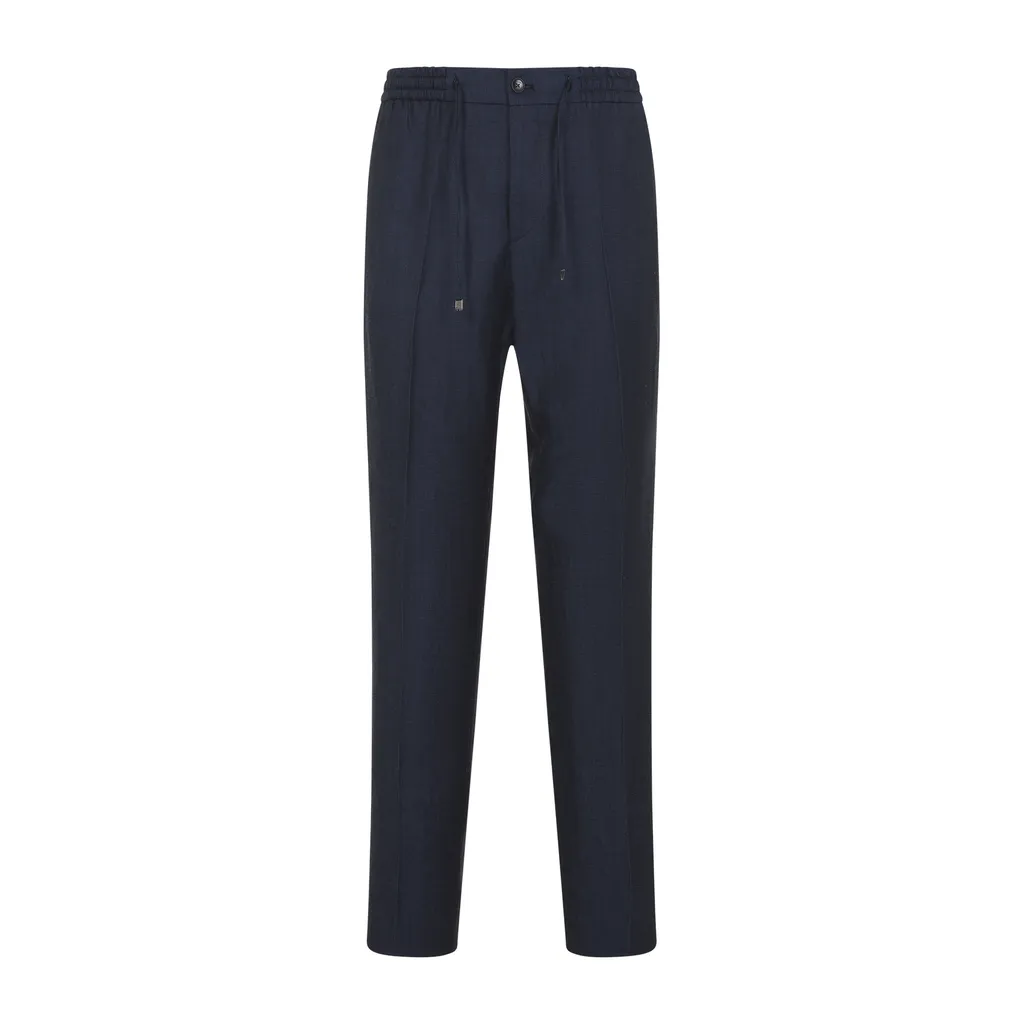 Etro Drawstring Tapered Leg Trousers