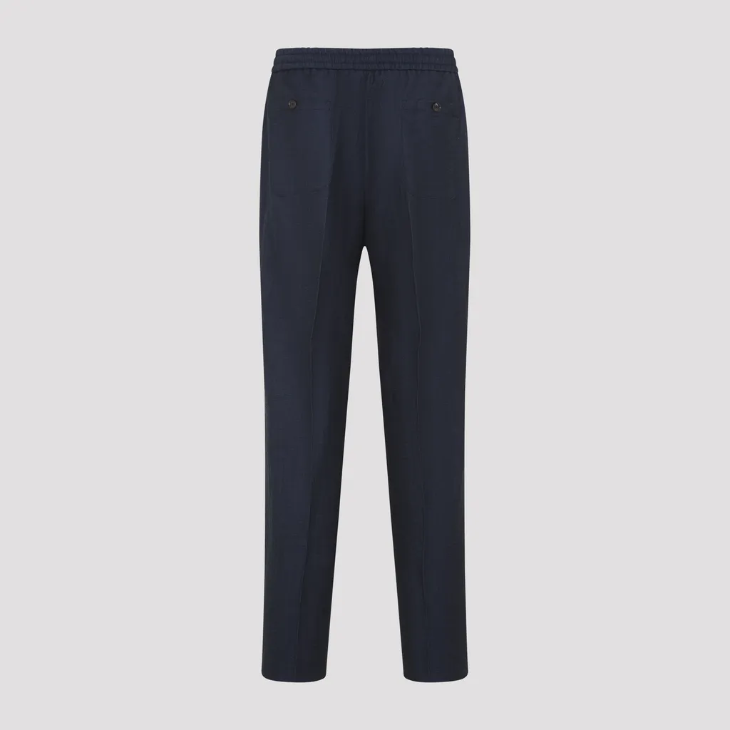 Etro Drawstring Tapered Leg Trousers
