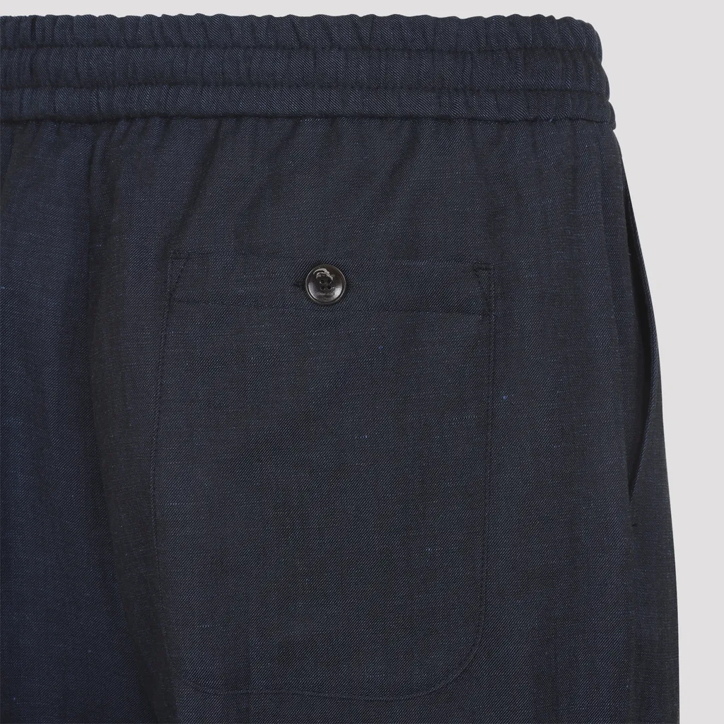 Etro Drawstring Tapered Leg Trousers