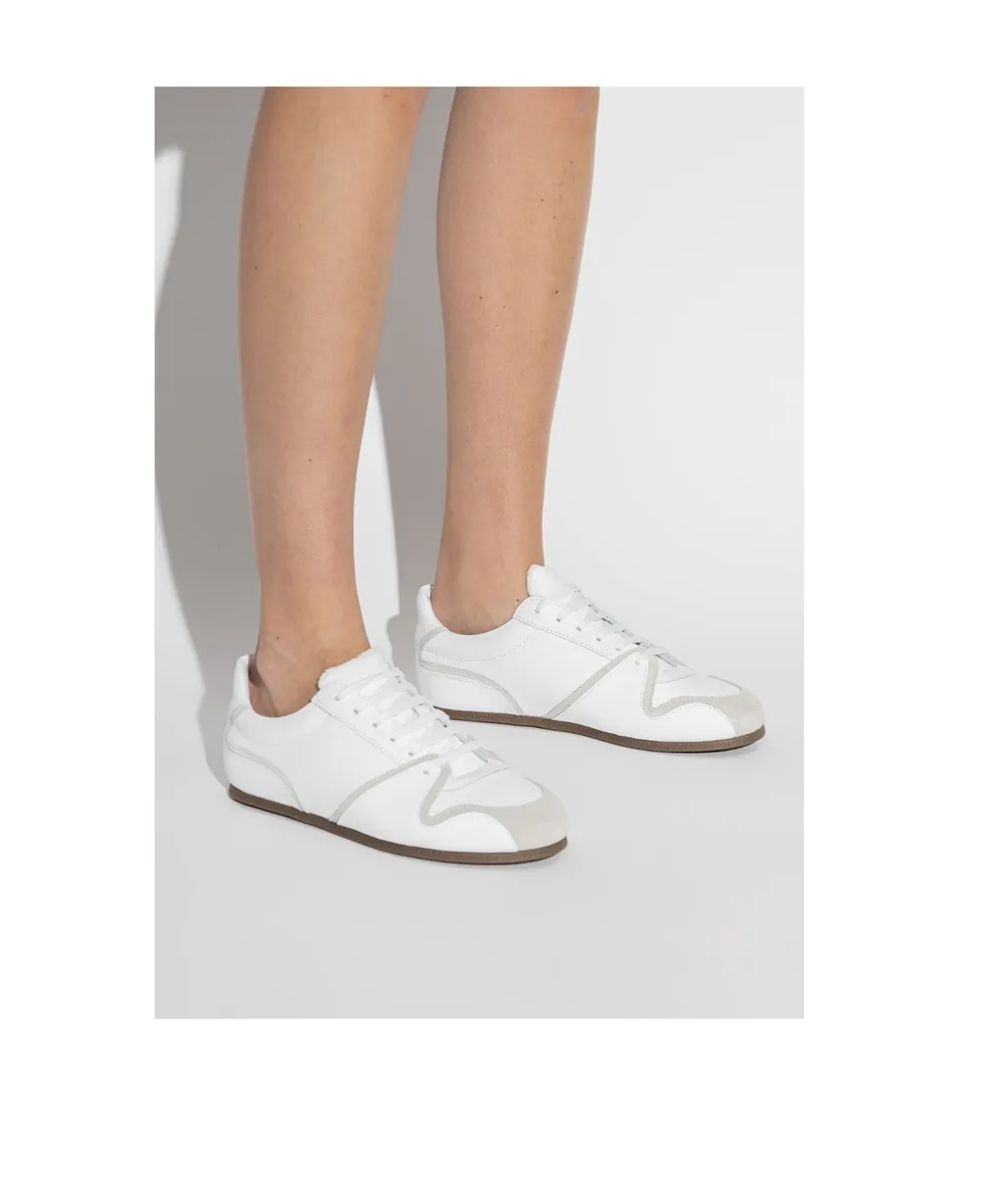 Moschino Low Top Lace Up Sneakers