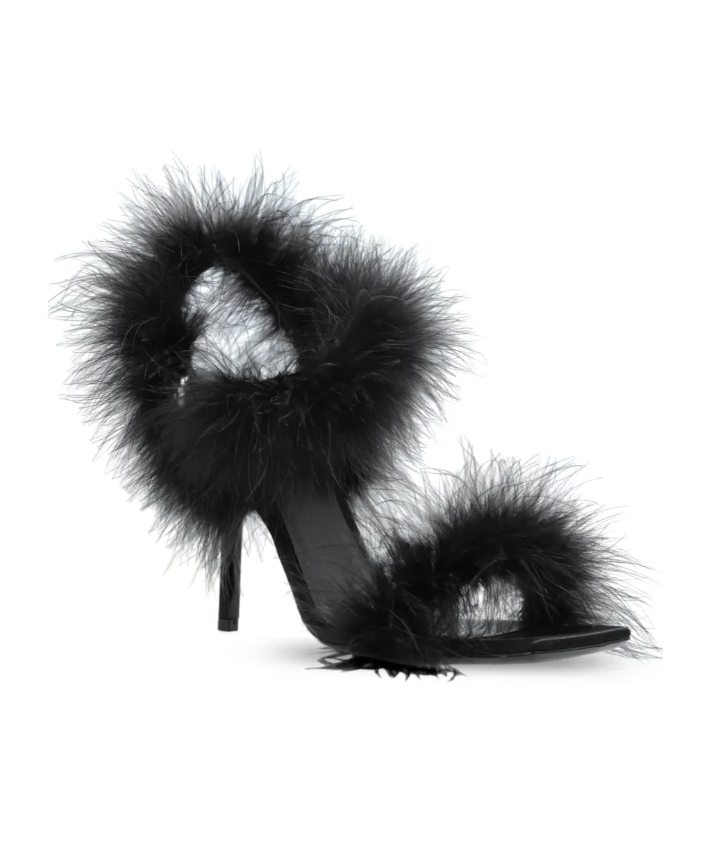 Moschino Buckle Strap Heeled Sandals
